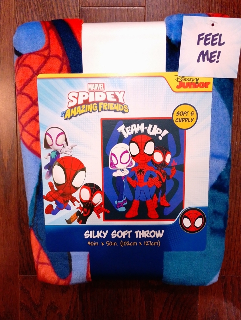 Disney Marvel Spiderman Spidey Silky Soft Throw Blanket